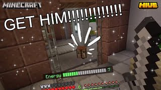 CHASING BLOCKS DOWN in HIDE & SEEK MINECRAFT!!! (the hive)