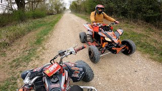 ENDROIT MAGNIFIQUE POUR LE QUAD (450LTR/450YFZ/250RAPTOR)