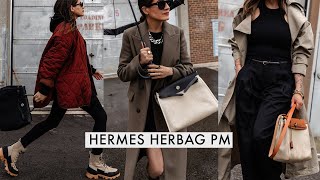 WHY I LOVE THE HERMES HERBAG | Reviewing my vintage Herbag PM + How To Change/Assemble Strap/Canvas