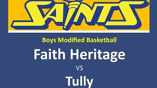 FHS vs. Tully -- Boys Modified Basketball