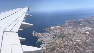 Take-off from MALTA 🇲🇹 | Lufthansa | Airbus A321