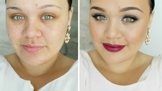 Taupe Eyes & Berry Lips / Farmers Beauty Week Look