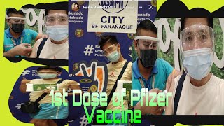 My 1stDose of Pfizer Vaccine / MegastarJessie Channel