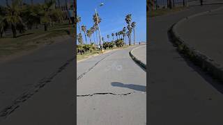 Sunny day in Venice #pov #rollerblading #beach #venicebeach #musclebeach