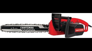 Craftsman CMECS600 16 Inch Electric Chainsaw - 12 Amp Corded - 3.5 hp