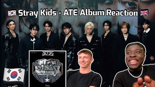 DID STRAY KIDS ATE ALBUM Actually EAT?👀🇰🇷| BRITISH FIRST REACTION ft. Chk Chk Boom, k-pop +