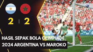 Hasil Sepak Bola Olimpiade 2024: Argentina Selamat dari Kekalahan Vs Maroko