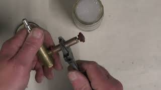 Whistle Push Valve Repair for a Miniature Live Steam Locomotive "mr factotum"