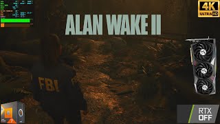 Alan Wake 2 V1.0.9 | RTX 3080 DLSS Quality | RYZEN 7 7800X3D  (4K)