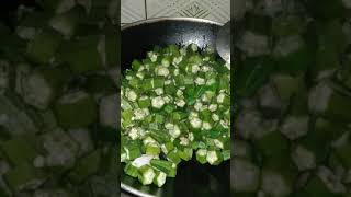 😋Let's Eat Bhindi 😍#bhindi #recipe #shorts #ytshorts