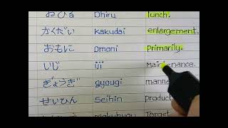 Jlpt N3, 1 Week Vocabular Challenge