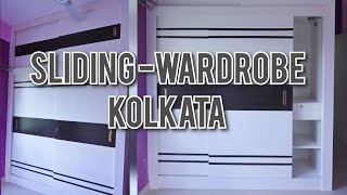 sliding wardrobe design for bedroom | kolkata | sliding wardrobe design 2023