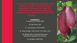 Finger Lime Symposium Promotional Video