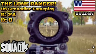 I KILLED AN ENTIRE SQUAD BY MY SELF?! - Squad Grenadier Gameplay - US Grenadier - SQUAD