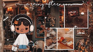 A rainy afternoonin Meriems Life ☕️🍂| Toca Vlog☕️🐇