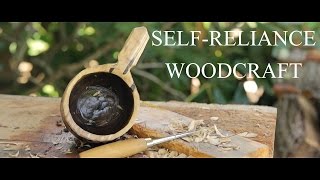 Carving a Black Walnut Kuksa