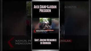 aksi sigap ajudan ajudan Jokowi