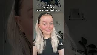 Questions about baby number 2 #shortsfeed #pregnancy #baby