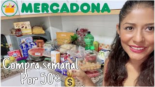 MI COMPRA SEMANAL MERCADONA🫑🍉🥩|| Compra económica