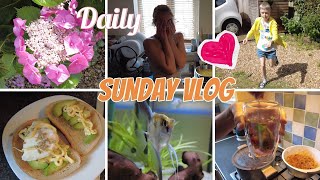 7.07.24🇬🇧/VLOG/🥦Свой урожай.Совсем не ленивые выходные.🥚Яйца Пашот.Наше воскресенье.Daily Vlog.