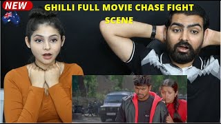 Ghilli Full Movie CHASE FIGHT SCENE Reaction | Part 4