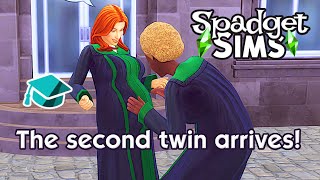 The Sims 4 Discover University Let's Play - Episode 4 The second twin arrives!