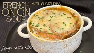 French Onion Soup with Short Ribs