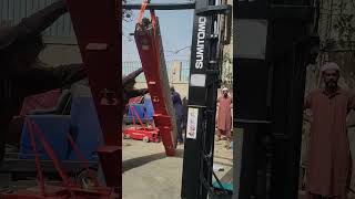 Sumitomo Stand On Stacker Lifter Working Video Lifting Weight