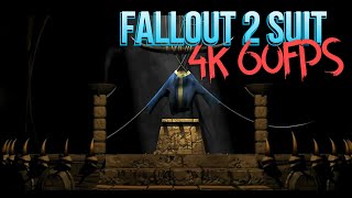 Fallout 2 - Retrieving the Vault Suit // 4K, 60FPS, AI Upscaled