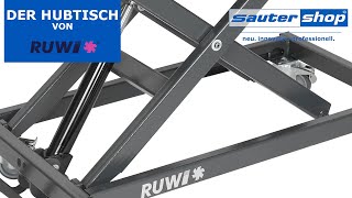 RUWI Hubtisch - Lochrasterplatte Ø 20mm | sautershop