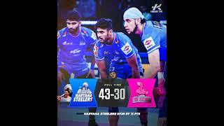 Haryana Steelers Vs Jaipur Pink Panthers Highlights | Pro Kabaddi Season 11 | Match 72