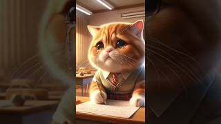 Cute_cat sad🥺🥺 story_the end😭😭cat last write 😭😭#trending#viral #shorts