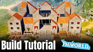 How To Build A Fortress! *Suitable for Large Pals* Palword Tutorial