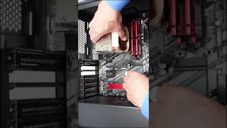 How to Install a Motherboard into a PC Case #Shorts