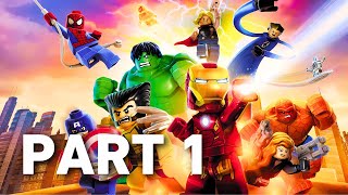 LEGO MARVEL SUPER HEROES Walkthrough Gameplay Part 1 - No Commentary PS5 [4K 60FPS]