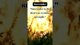 Surrender | Eckhart Tolle | #inspirationalquotes #quote #shorts