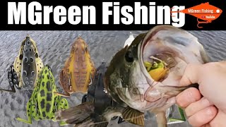 Bass fishing with the combat frog from lunkerhunt