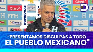 Reinaldo Rueda le pide disculpas a Javier Aguirre por la agresión recibida en el Morazán