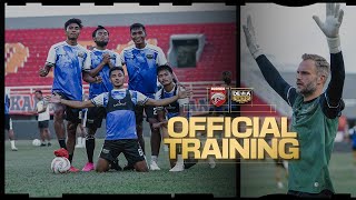 OFFICIAL TRAINING BORNEO FC SAMARINDA VS DEWA UNITED FC | STD. SEGIRI, SAMARINDA