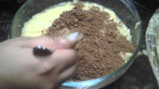 White sapote chocolate  pudding