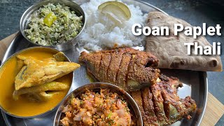 Goan Paplet Thali #goanfood #goanrecipe #goanthali