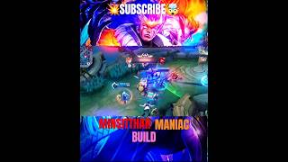 📌 MINSITTHAR 📌 BEST MANIAC DAMAGE#mlbb short video || thank you for watching