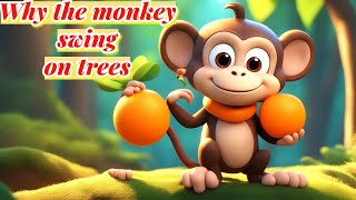 Funny Monkey story for kids with a lesson | bedtime stories | English stories |Story time | ABC