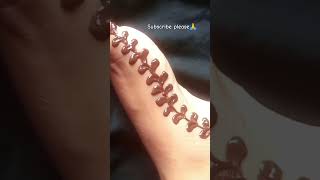 New Beautiful simple mehndi design 2024#mehndi #hanna #shortsfeed #videos #shorts