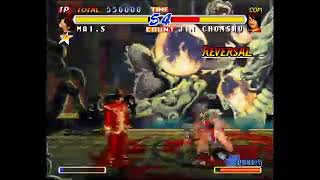 Real Bout Fatal Fury 2 The Newcomers PS2 version [PS4] 1cc Gameplay Sample