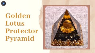 Golden Lotus Protector Pyramid