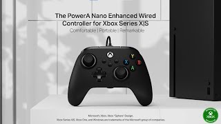 Nano Enhanced Wired Controller for Xbox Series X|S - Black