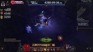 Day 822: (Worlds First) Diablo 3 100% Solo Non Seasonal Speedrun w/RoS & Necro (ENVTuber)