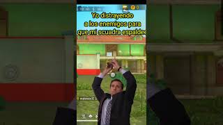 Yo distrayendo a los enemigos para que mi escuadra espaldee #freefireshorts #garenafreefire