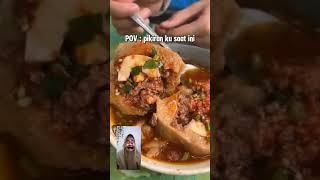 MANTAP NI HUJAN-HUJAN#fypシ゚viral #fyp #short #papadali #kamari #viralshorts #streetfood  #baksopedas